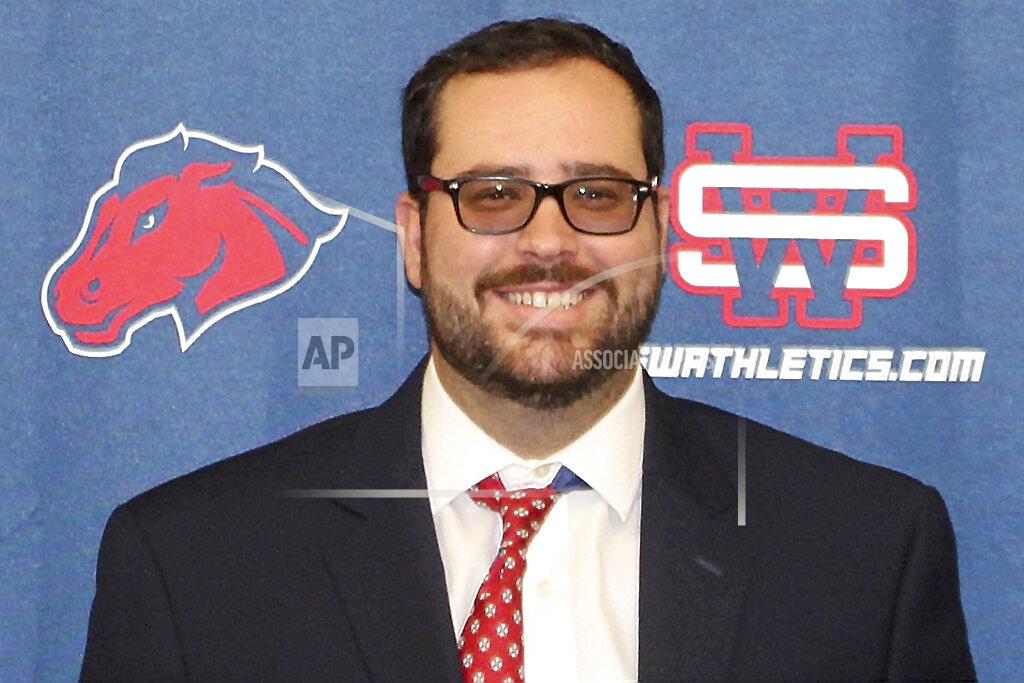 Uncredited This undated photo provided by the University of the Southwest shows golf coach Tyler James, who was killed in a fiery, head-on collision in West Texas, Tuesday evening, March 15, 2022. (University of the Southwest via AP)