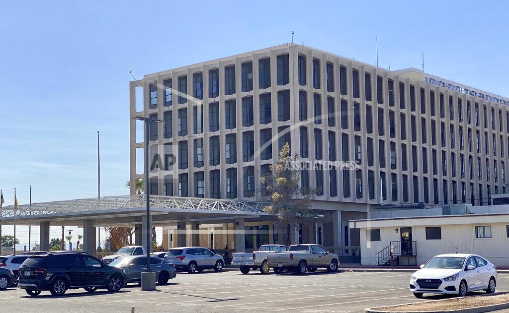 This Oct. 22, 2020, photo shows the Phoenix Indian Medical Center, which abruptly shut down its inpatient obstetrics services in August. The move has left dozens of expectant moms scrambling to seek birthing services elsewhere and some facing unexpected, steep costs. (Dalton Walker/Indian Country Today via AP)