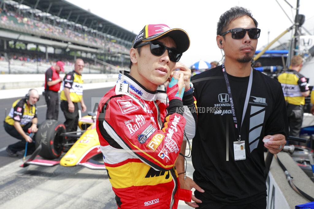 R Brent Smith Takuma Sato, of Japan, prepares to drive during the final practice session for the Indianapolis 500 IndyCar auto race at Indianapolis Motor Speedway, Friday, May 24, 2019, in Indianapolis. (AP Photo/R Brent Smith)
