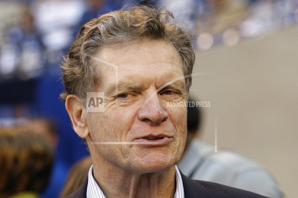 Darron Cummings FILE - In this Nov. 8, 2009, file photo, former Baltimore Colts NFL football player Mike Curtis is shown before an NFL football game in Indianapolis. Curtis, a hard-hitting, no-nonsense linebacker who helped the Colts win a Super Bowl during a 14-year career spent predominantly in Baltimore, died Monday, April 20, 2020, in St. Petersburg, Fla. He was 77. (AP Photo/Darron Cummings, File)