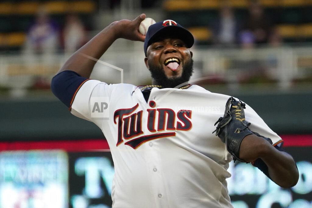 Jim Mone Minnesota Twins pitcher Michael Pineda throws against the Toronto Blue Jays in the first inning of a baseball game, Thursday, Sept. 23, 2021, in Minneapolis. (AP Photo/Jim Mone)