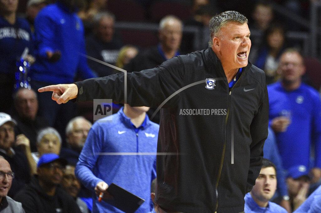 David Becker Creighton coach Greg McDermott calls to his team during the second half of an NCAA college basketball game against Texas Tech on Friday, Nov. 29, 2019, in Las Vegas. (AP Photo/David Becker)