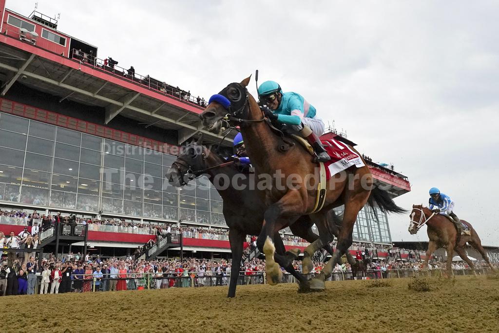APTOPIX Preakness Horse Racing