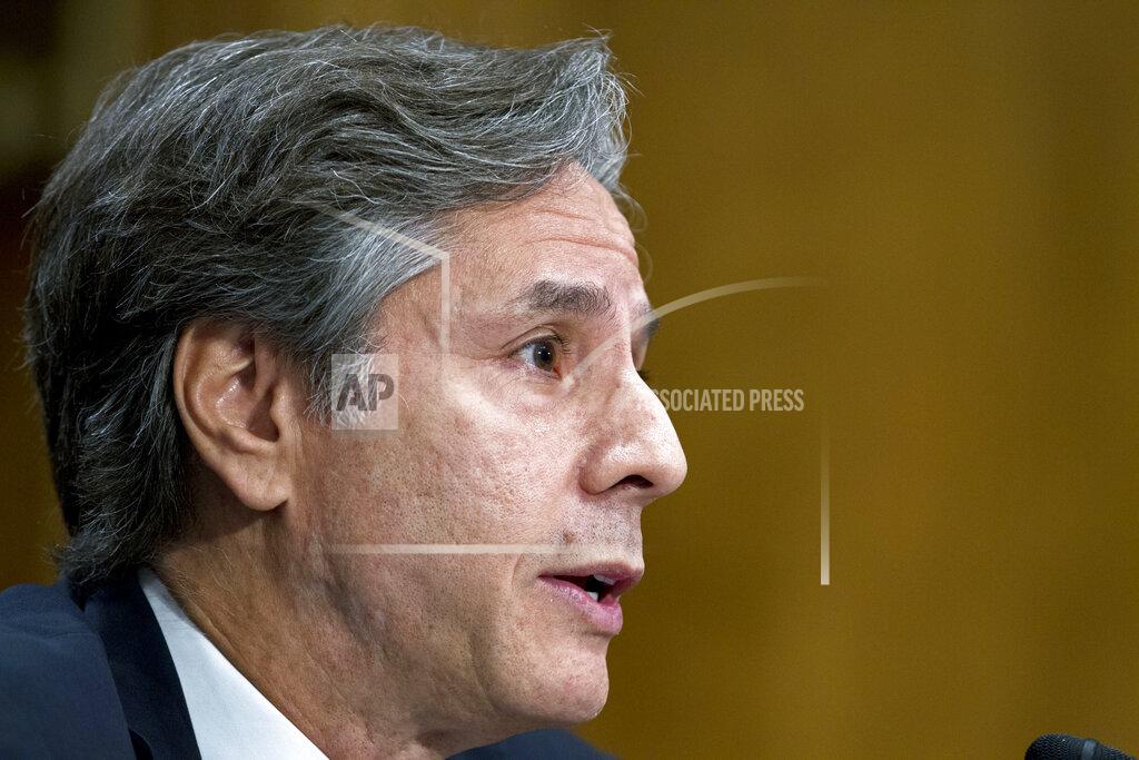 Jose Luis Magana FILE - In this Thursday, Sept. 29, 2016, file photo, Deputy Secretary of State Antony Blinken testifies on Capitol Hill in Washington, before the Senate Foreign Relations Committee hearing on Syria. Blinken is the leading contender to become President-elect Joe Biden's nominee for secretary of state, according to multiple people familiar with the Biden team's planning. (AP Photo/Jose Luis Magana, File)