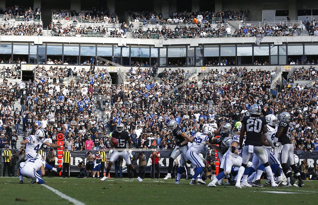 APTOPIX Colts Raiders Football