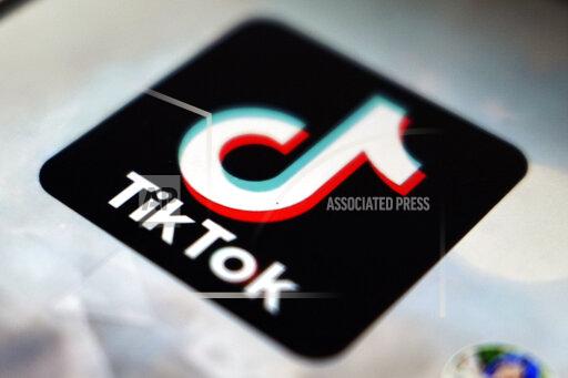 FILE - The TikTok app logo appears in Tokyo on Sept. 28, 2020. TikTok was built on wacky dance trends (remember the Floss?), but the short-video platform has grown into much, much more as millions signed on during the pandemic. So where does that leave all that dancing? Slightly and thankfully muted for the dance-craze weary. (AP Photo/Kiichiro Sato, File)