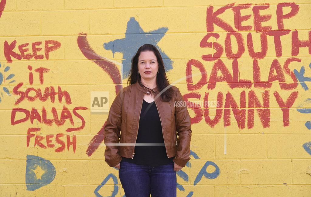 Lm Otero Keri Mitchell, executive editor of the Dallas Free Press, poses for a photo in south Dallas, Monday, March 8, 2021. Mitchell submitted records requests to the Dallas school district that took months to resolve because of the pandemic. The Dallas Independent School District suspended all records requests for seven months while its employees were working from home with laptop computers. "If we can't get timely responses to open-records requests, we can't get people actual answers," Mitchell said. "It just creates another barrier to the information people need to literally survive." (AP Photo/LM Otero)