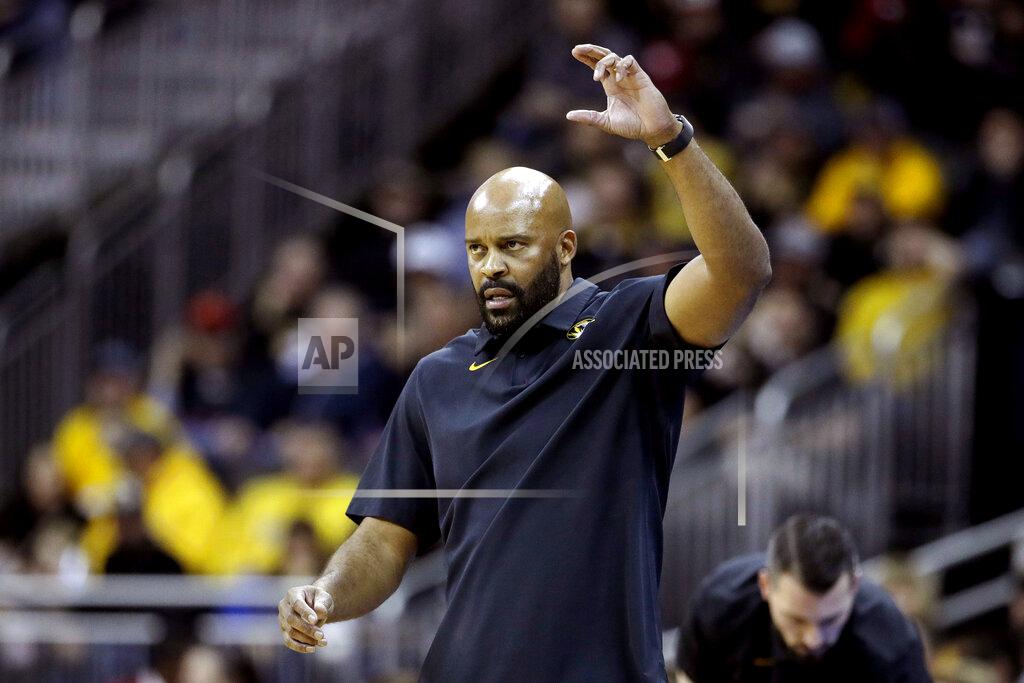 Charlie Riedel Missouri head coach Cuonzo Martin motions to his players during the first half of an NCAA college basketball game against Butler, Monday, Nov. 25, 2019, in Kansas City, Mo. (AP Photo/Charlie Riedel)