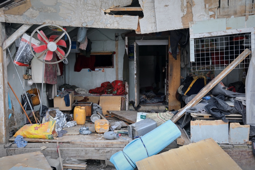 A damaged room is seen at the site of a late-Monday airstrike at a drug rehabilitation hospital in Kabul, Afghanistan, Tuesday, March 17, 2026. (AP Photo/Siddiqullah Alizai)