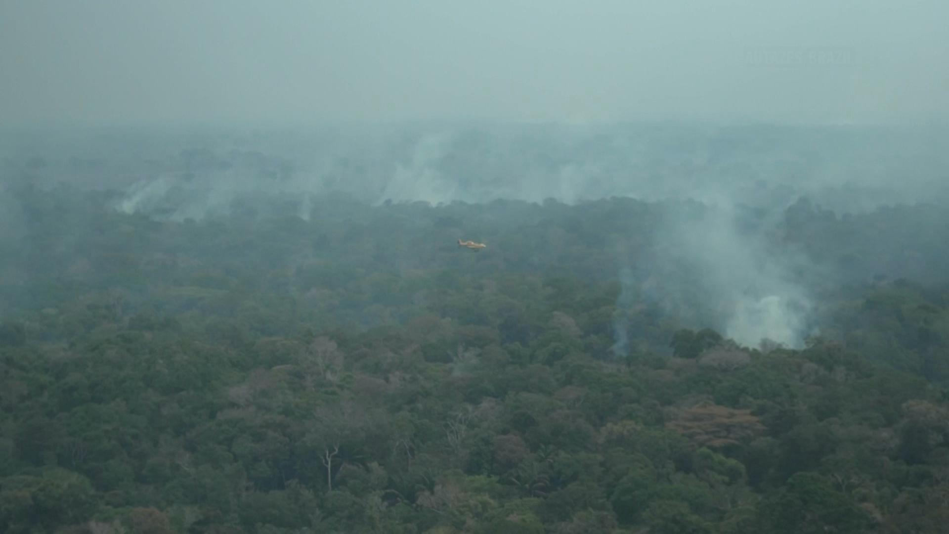 Brazilian authorities are investigating whether a recent surge in wildfires in the Amazon rainforest was orchestrated, environment minister Jo&atilde;o Paulo Capobianco told The Associated Press. (AP video produced by Lucas Dumphreys)