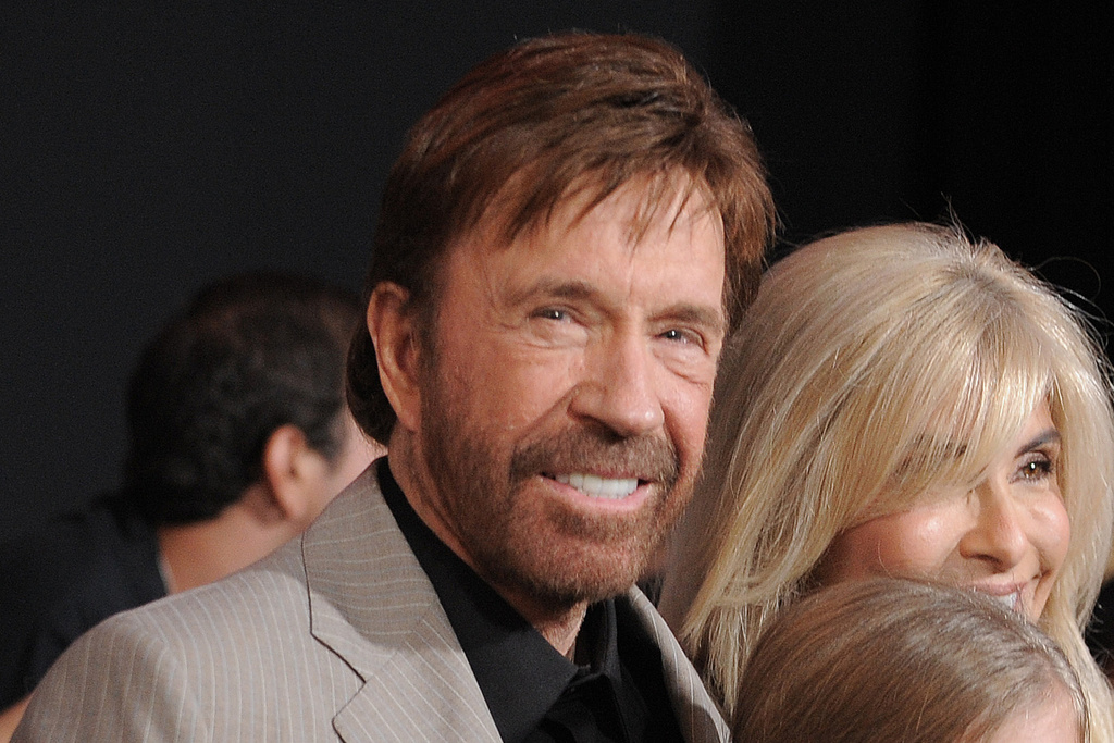 FILE - Chuck Norris attends the premiere for "The Expendables 2" in Los Angeles on Aug. 15, 2012. (Photo by Jordan Strauss/Invision/AP, File)