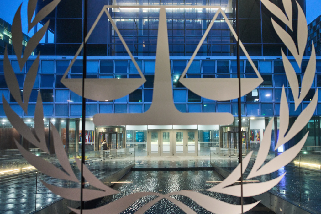 FILE - The International Criminal Court (ICC) is seen on Dec. 9, 2025, in The Hague, Netherlands. (AP Photo/Peter Dejong, Pool, File)