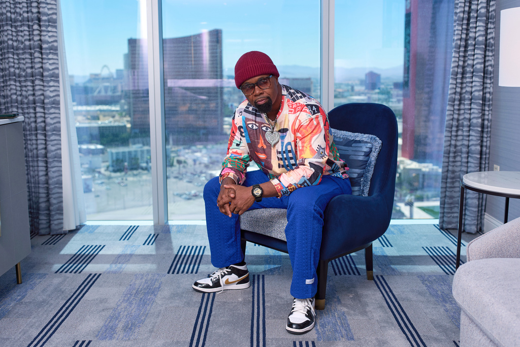 Bryson "Cupid' Bernard poses for a portrait Wednesday, Aug. 6, 2025, in Las Vegas. (AP Photo/John Locher)
