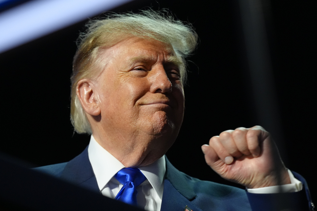 President Donald Trump speaks during the RNC Midterm Convention, Wednesday, Sept. 9, 2026, at the American Airlines Center in Dallas. (AP Photo/Jacquelyn Martin)