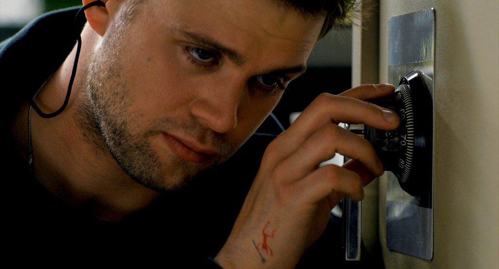 This image released by Black Bear shows Leo Woodall in a scene from "Tuner." (Black Bear via AP)