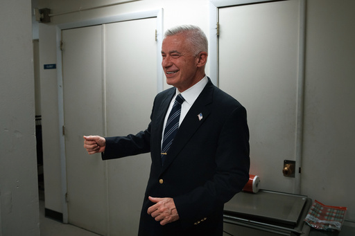 Jersey City mayoral candidate Jim McGreevey leaves during a community event on Wednesday, Oct. 29, 2025, in Jersey City, N.J. (AP Photo/Andres Kudacki) Jersey City mayoral candidate Jim McGreevey leaves during a community event on Wednesday, Oct. 29, 2025, in Jersey City, N.J. (AP Photo/Andres Kudacki)