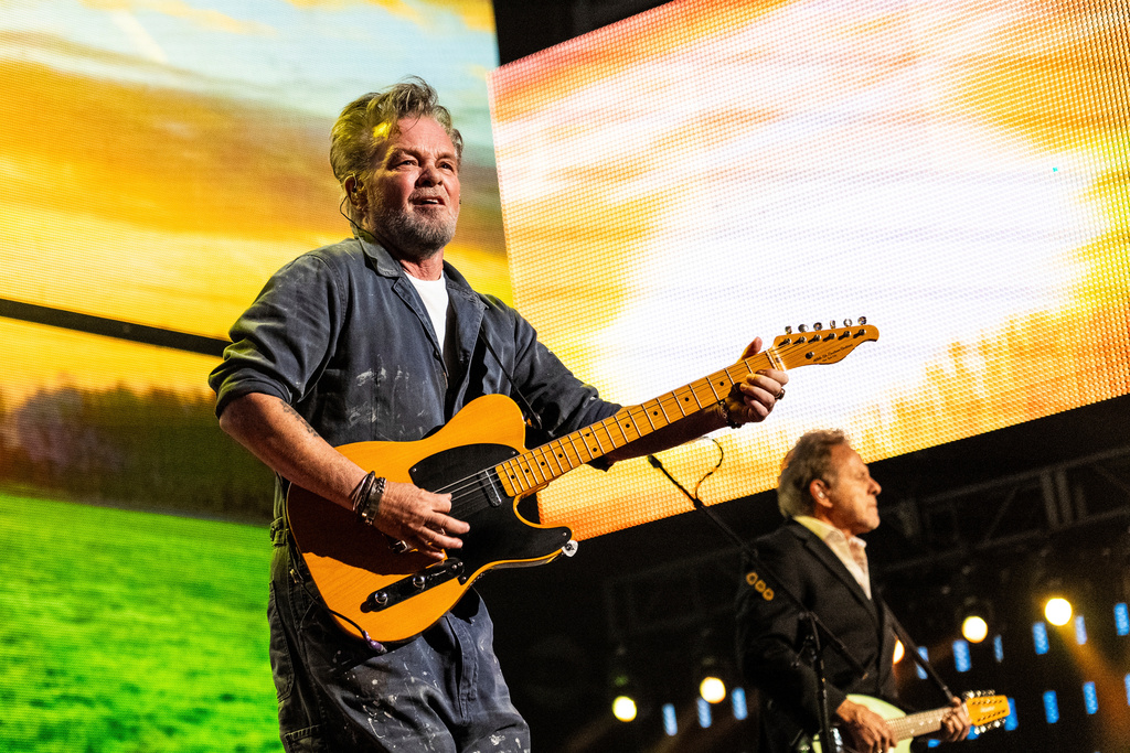 FILE - John Mellencamp performs during Farm Aid on Saturday, Sept. 23, 2023, in Noblesville, Ind. (Photo by Amy Harris/Invision/AP, File)