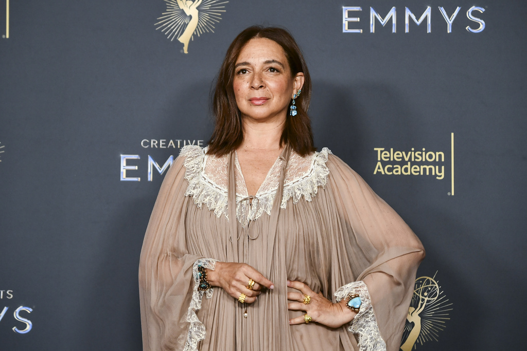 Maya Rudolph attends night one of the Creative Arts Emmy Awards on Saturday, Sept. 6, 2025, in Los Angeles. (Photo by Richard Shotwell/Invision/AP)