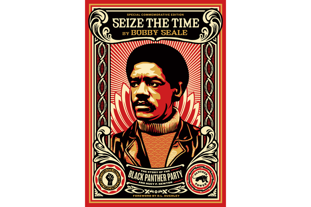 This book cover image released by Blackstone Publishing shows "Seize the Time: The Story of the Black Panther Party and Huey P. Newton" by Bobby Seale. (Blackstone Publishing via AP)