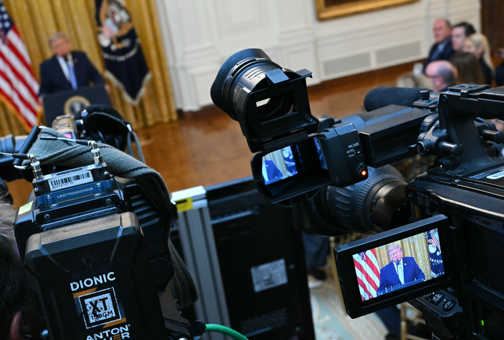President Donald Trump speaks in the East Room of the White House, Thursday, July 16, 2026, in Washington. (Saul Loeb/Pool via AP)