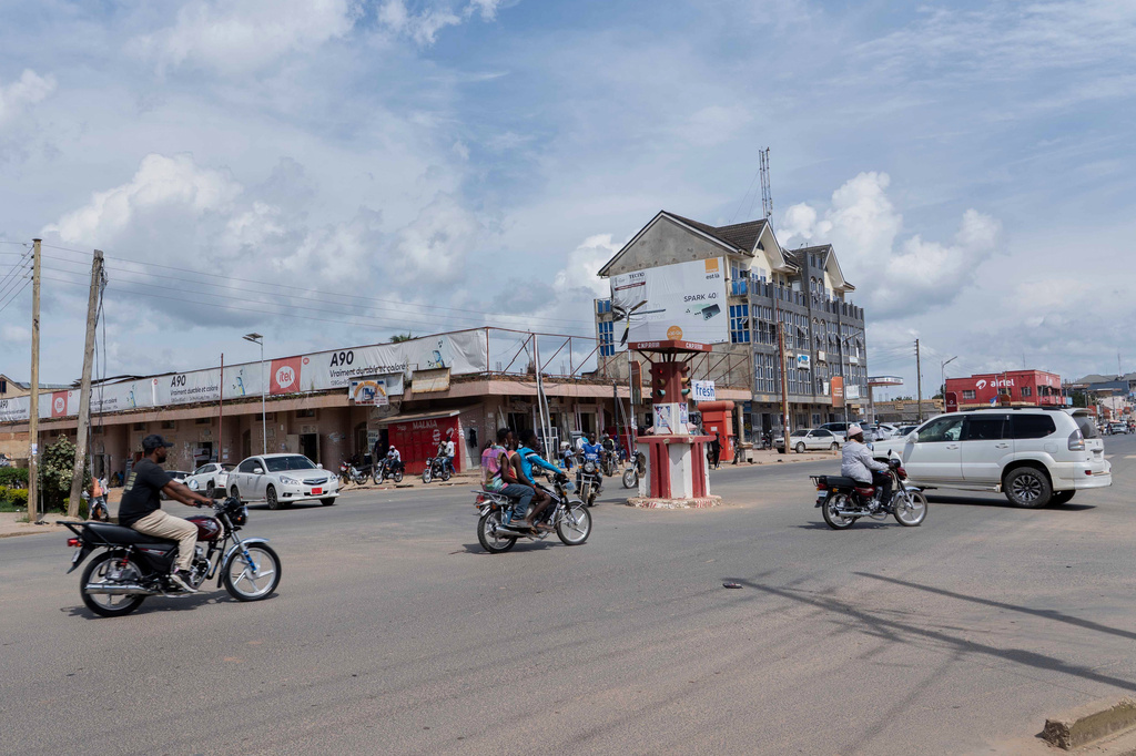 A general view is seen of Bunia where ebola outbreaks have been confirmed in Ituri province, Congo, Sunday, May 17, 2026. (AP Photo/ Dirole Lotsima Dieudonne)