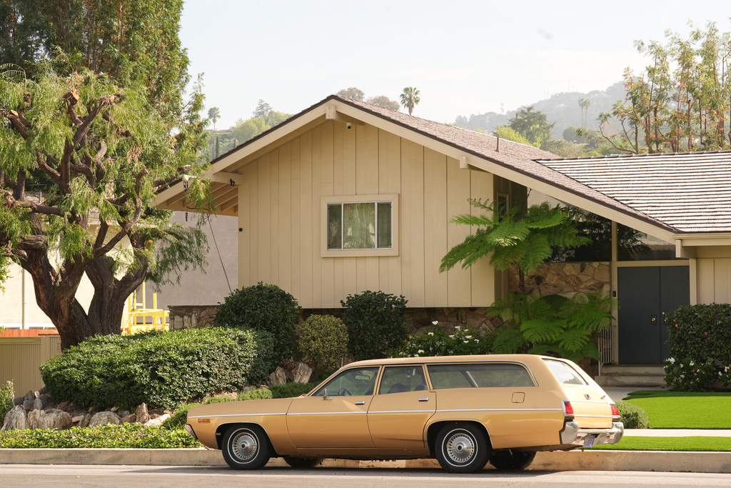 The Brady Bunch House, the two-story single-family home that served as the main setting for the television series "The Brady Bunch" in the Studio City neighborhood of Los Angeles, Wednesday, March 4, 2026, is now designated as a Los Angeles Historic-Cultural Monument. (AP Photo/Damian Dovarganes)