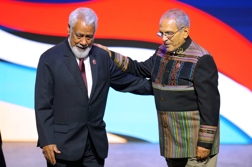 East Timor President Jose Ramos-Horta, right, and East Timor Prime Minister Kay Rala Xanana Gusmao pose for a photo during the signing ceremony of the Declaration on the Admission of East Timor into ASEAN at the 47th ASEAN summit, in Kuala Lumpur, Malaysia, Sunday, Oct. 26, 2025. (AP Photo/Vincent Thian) East Timor President Jose Ramos-Horta, right, and East Timor Prime Minister Kay Rala Xanana Gusmao pose for a photo during the signing ceremony of the Declaration on the Admission of East Timor into ASEAN at the 47th ASEAN summit, in Kuala Lumpur, Malaysia, Sunday, Oct. 26, 2025. (AP Photo/Vincent Thian)