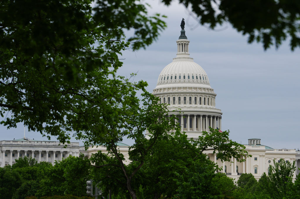 The U.S. Capitol is seen, Thursday, May 7, 2026, in Washington. (AP Photo/Julia Demaree Nikhinson)