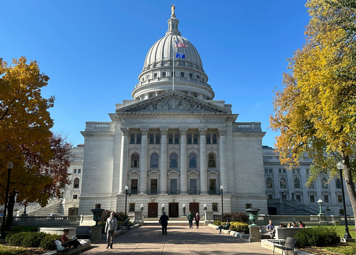 FILE - The Wisconsin Capitol is seen, Oct. 24, 2023, in Madison, Wis. (AP Photo/Scott Bauer, File) FILE - The Wisconsin Capitol is seen, Oct. 24, 2023, in Madison, Wis. (AP Photo/Scott Bauer, File)