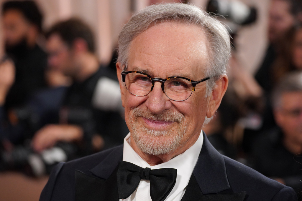 Steven Spielberg arrives at the 83rd Golden Globes on Sunday, Jan. 11, 2026, at the Beverly Hilton in Beverly Hills, Calif. (Photo by Jordan Strauss/Invision/AP)