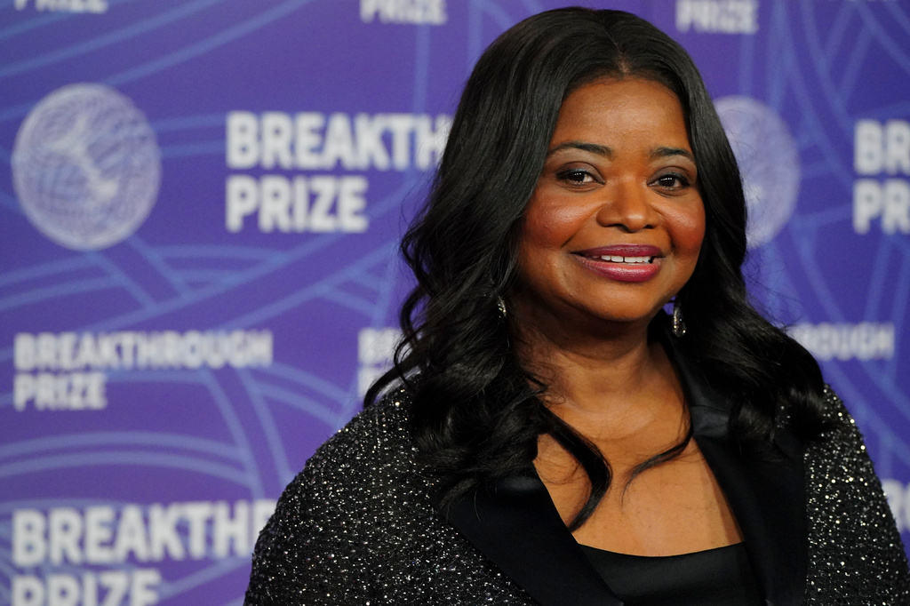 Octavia Spencer arrives at the 12th Breakthrough Prize Ceremony on Saturday, April 18, 2026, at Barker Hangar in Santa Monica, Calif. (Photo by Jordan Strauss/Invision/AP)