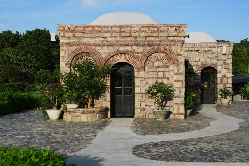 The Ephesus House, a replica of the House of the Virgin Mary in Ephesus, Turkey, now stands at Alfonso town, Cavite province, Philippines on July 16, 2026. (AP Photo/Aaron Favila)