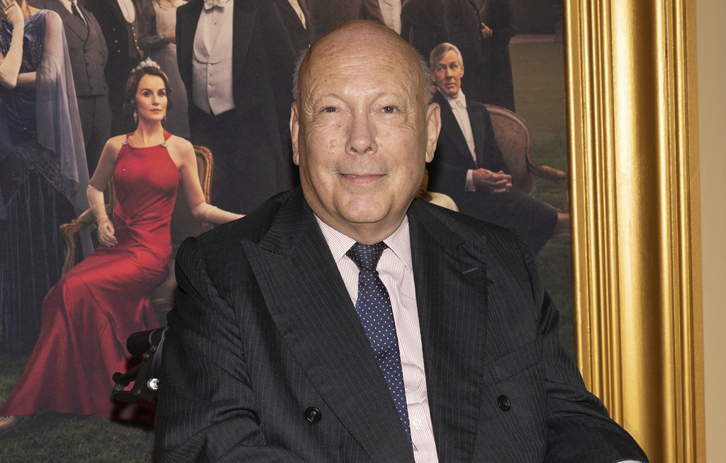 Julian Fellowes attends the premiere of "Downton Abbey: The Grand Finale" at Jazz at Lincoln Center on Monday, Sept. 8, 2025, in New York. (Photo by CJ Rivera/Invision/AP)