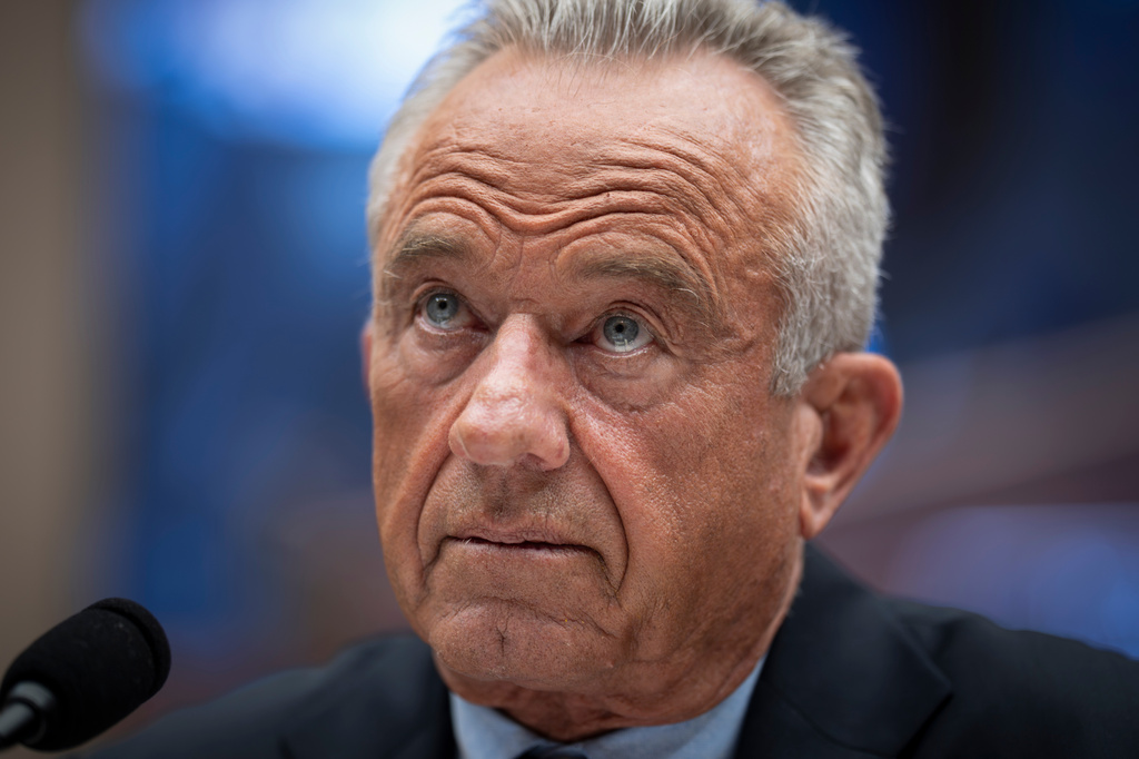 Health and Human Services Secretary Robert F. Kennedy Jr., appears before the House Education and Workforce Committee to defend his agency's policies and goals at the U.S. Capitol in Washington, Friday, April 17, 2026. (AP Photo/J. Scott Applewhite)