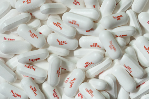 Tylenol pain-relief pills are shown in La Habra, Calif., Tuesday, Sept. 23, 2025. (AP Photo/Jae C. Hong) Tylenol pain-relief pills are shown in La Habra, Calif., Tuesday, Sept. 23, 2025. (AP Photo/Jae C. Hong)