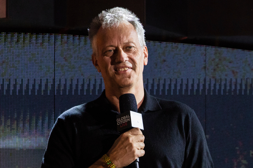 FILE - Coca Cola CEO James Quincey speaks during the Global Citizen festival, Sept. 25, 2021, in New York. (AP Photo/Stefan Jeremiah, File)