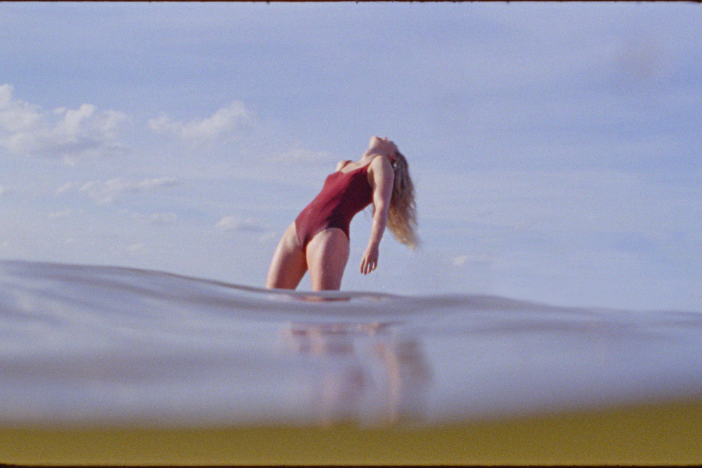 This image released by The Forge shows Imogen Poots in a scene from "The Chronology of Water." (The Forge via AP)