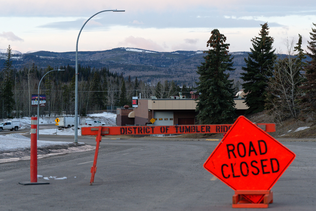 Tumbler RIdge Secondary School is shown in Tumbler Ridge, B.C. on Wednesday, Feb. 11, 2026. (Jesse Boily/The Canadian Press via AP)