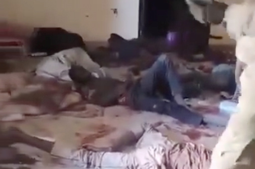 This frame grab from footage shared on social media by Mini Minawi, the governor of Sudan's Darfur region, appears to show bodies lying motionless on the floor inside the Saudi Maternity Hospital in El-Fasher, Darfur region, Sudan, on Tuesday, Oct. 28, 2025. The AP could not independently verify the date, location or condition under which the video was recorded. (X account of Mini Minawi via AP) This frame grab from footage shared on social media by Mini Minawi, the governor of Sudan's Darfur region, appears to show bodies lying motionless on the floor inside the Saudi Maternity Hospital in El-Fasher, Darfur region, Sudan, on Tuesday, Oct. 28, 2025. The AP could not independently verify the date, location or condition under which the video was recorded. (X account of Mini Minawi via AP)