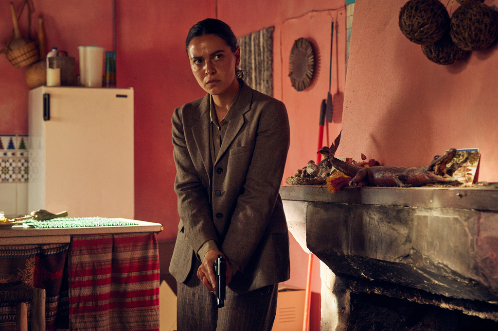 This image released by Warner Bros. Pictures shows May Calamawy in a scene from "Lee Cronin's The Mummy." (Warner Bros. Pictures via AP)