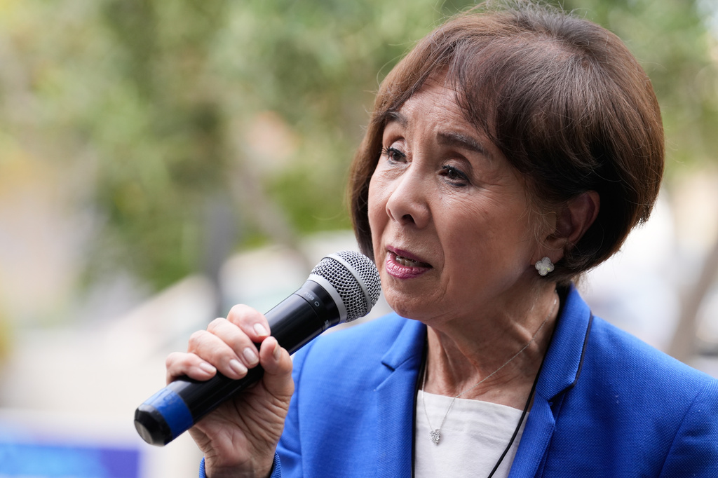 Rep. Doris Matsui, D-Calif., speaks during an election night event Tuesday, June 2, 2026, in Sacramento, Calif. (AP Photo/Rich Pedroncelli)