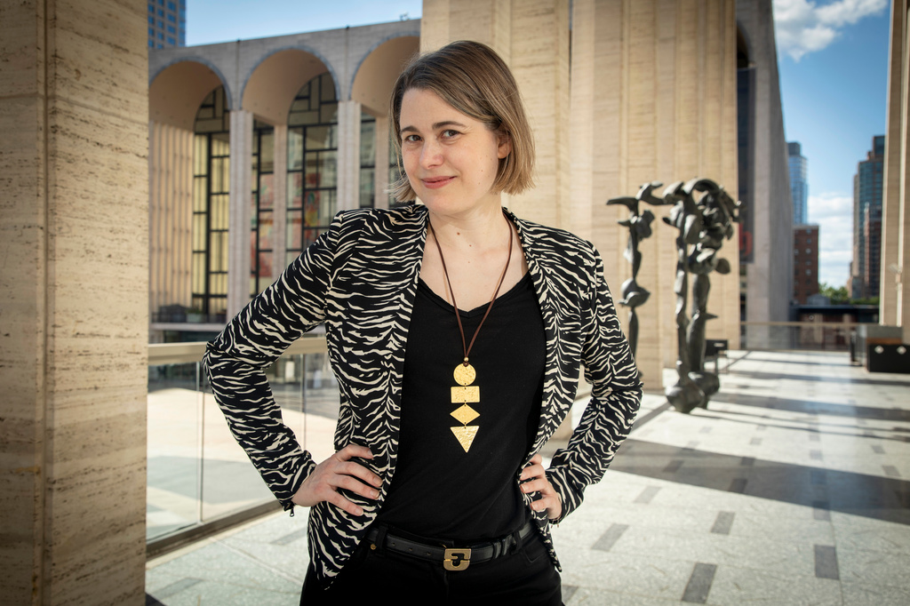 Louisa Proske poses for a portrait on Friday, Sept. 18, 2026, in New York. (Photo by Andy Kropa/Invision/AP)