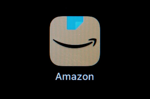 FILE - The Amazon app icon is seen on a smartphone, Feb. 28, 2023, in Marple Township, Pa. (AP Photo/Matt Slocum, File) FILE - The Amazon app icon is seen on a smartphone, Feb. 28, 2023, in Marple Township, Pa. (AP Photo/Matt Slocum, File)