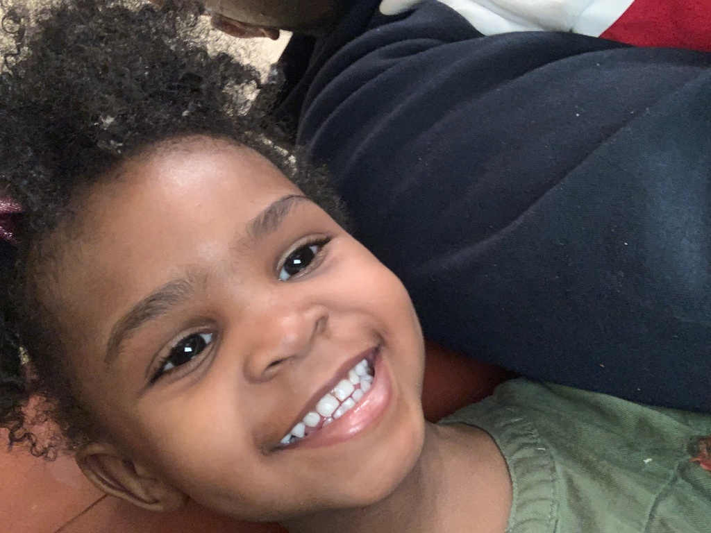 This photo provided by DeShaun Chatman shows Mila Chatman smiling for a photo in Cleveland, Feb. 24, 2020. (DeShaun Chatman via AP)