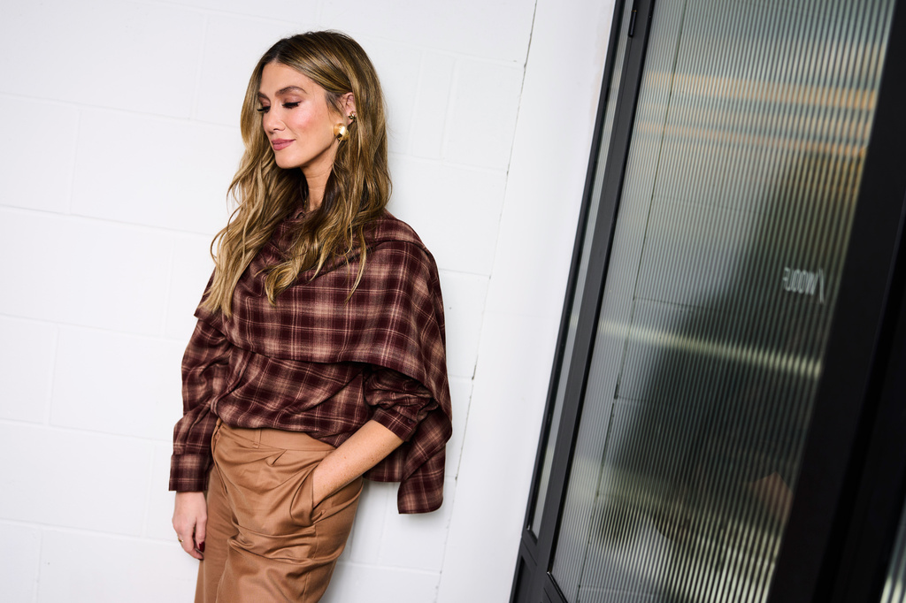 Delta Goodrem poses for portrait photographs on Thursday, April 2, 2026, in London. (Photo by Scott A Garfitt/Invision/AP)