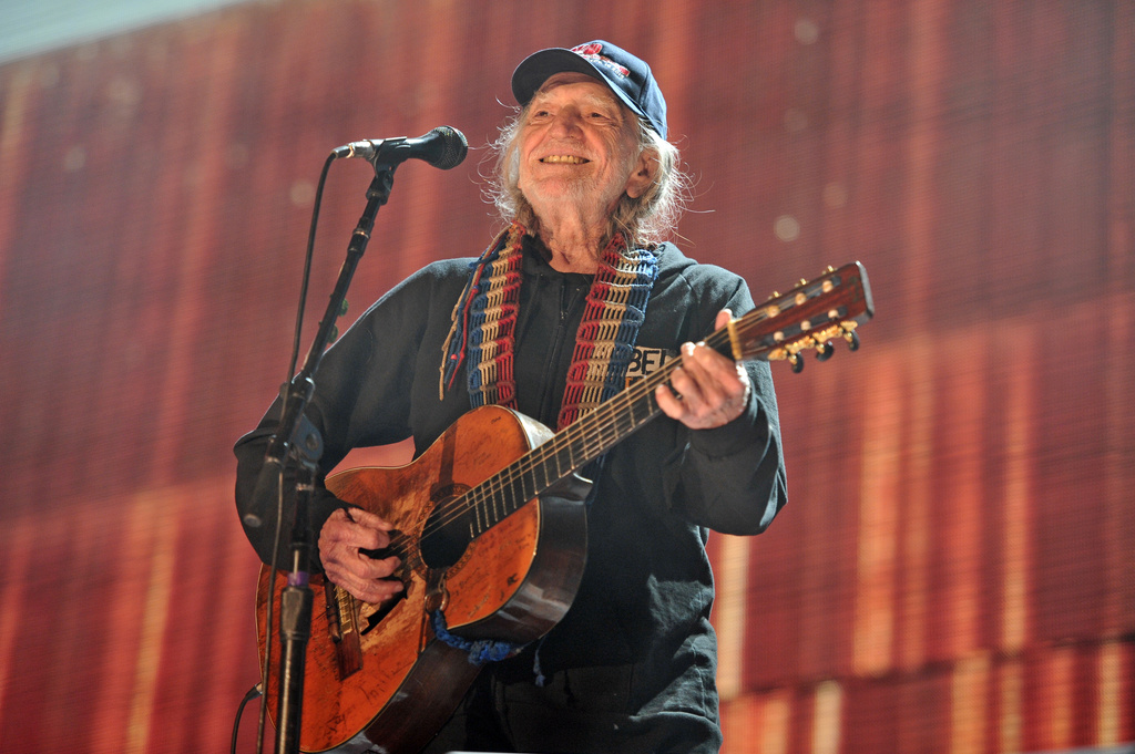 FILE - Willie Nelson performs at Farm Aid 30 in Chicago on Sept. 19, 2015. (Photo by Rob Grabowski/Invision/AP, File)