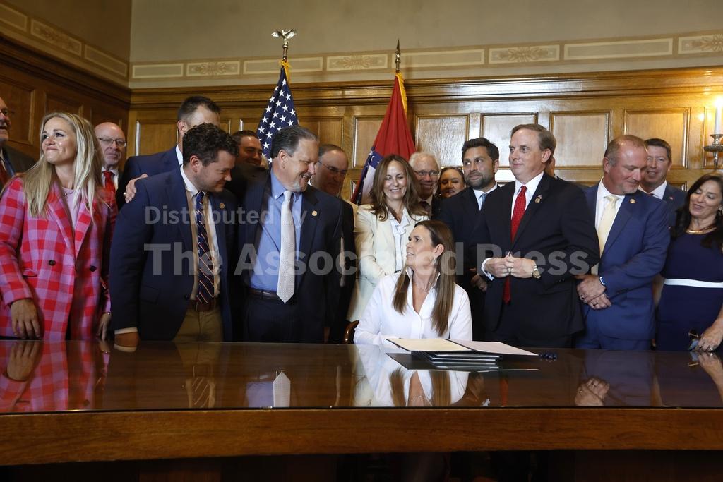 Arkansas governor signs property tax cuts into law Hosted