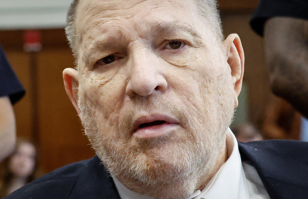 Harvey Weinstein appears in Manhattan criminal court on Friday, May 1, 2026, in New York. (Kena Betancur, Pool Photo via AP)