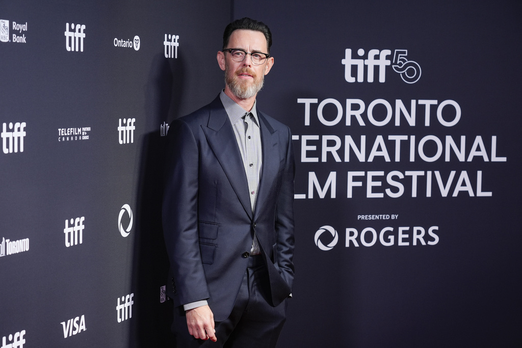 Director Colin Hanks attends the premiere of "John Candy: I Like Me" during the Toronto International Film Festival on Thursday, Sept. 4, 2025, at Roy Thomson Hall in Toronto. (AP Photo/Chris Pizzello)