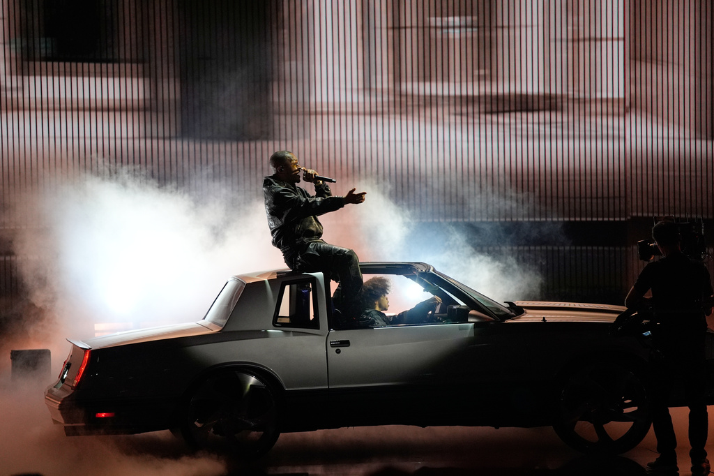 T.I. performs during the BET Awards on Sunday, June 28, 2026, at the Peacock Theater in Los Angeles. (AP Photo/John Locher)